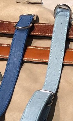 Ostrich leather piece